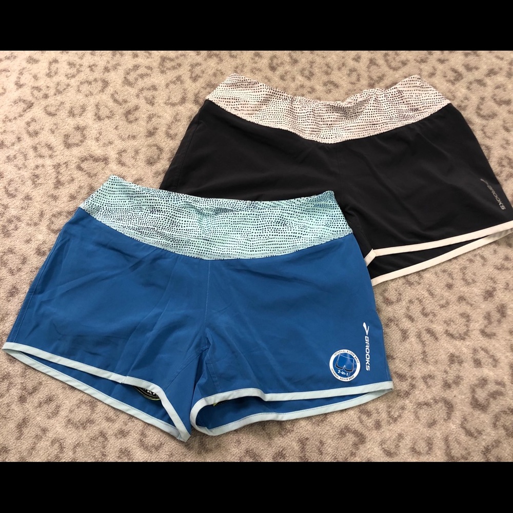 Brooks running shorts / 2 pair / size small